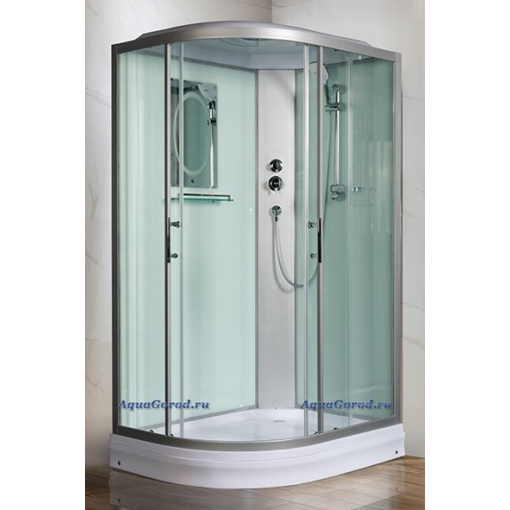 Душевая кабина WeltWasser WW500 Werra 1202 R с крышей прозрачное стекло 120х90х217 правая