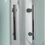 Душевая кабина WeltWasser WW500 Laine 1001 без крыши прозрачное стекло 100х100х217