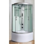 Душевая кабина WeltWasser WW500 Halle 804 с крышей прозрачное стекло 80х80х217