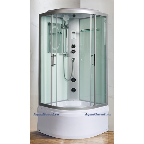 Душевая кабина WeltWasser WW500 Halle 804 с крышей прозрачное стекло 80х80х217