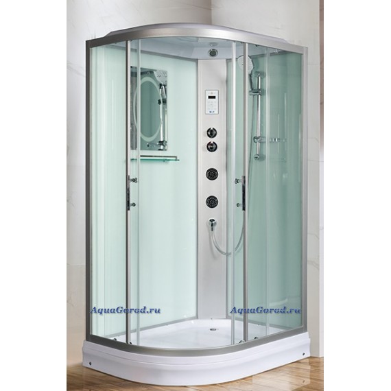 Душевая кабина WeltWasser WW500 Werra 1204 R с крышей прозрачное стекло 120х90х217 правая
