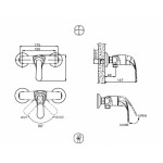 Смеситель Bravat Fit для душа F9135188CP-01-RUS