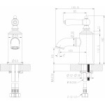 Смеситель Bravat Art для умывальника F175109C