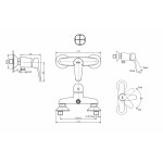 Смеситель Bravat Eco для душа F9111147C-01