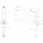 Смеситель Bravat Drop-D для кухни F748162C-1