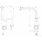 Смеситель Bravat Line для кухни F75299C-2