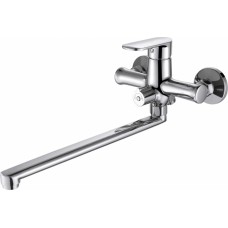 Смеситель Bravat Opal для ванны с длинным изливом F6125183CP-02L-RUS