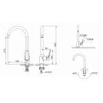 Смеситель Bravat Eler для кухни F7191238CP-RUS