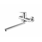 Смеситель Bravat Real для ванны с длинным изливом F6121179CP-01L