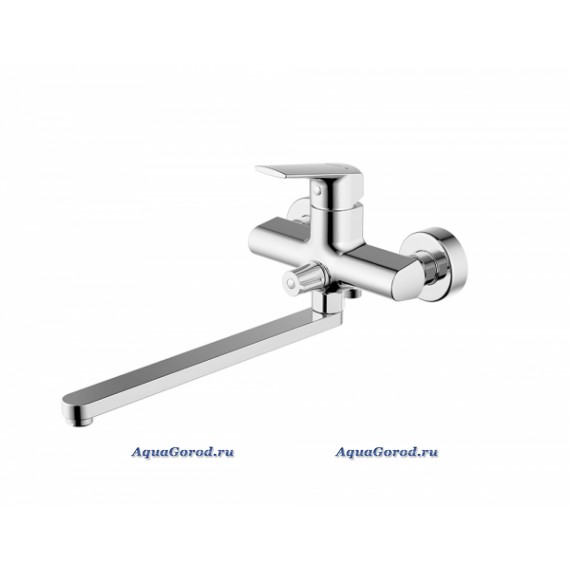 Смеситель Bravat Real для ванны с длинным изливом F6121179CP-01L