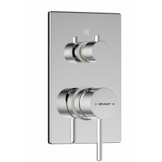 Смеситель Bravat Arc встраиваемый в стену с 3 функциями P69193C-ENG